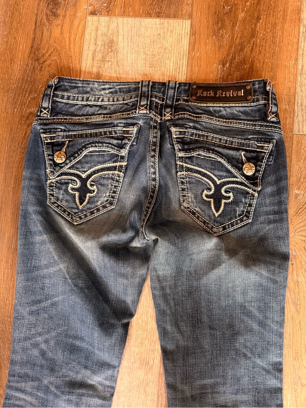Rock Revival Women's Dark Blue Boot Cut Jeans
